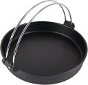 中部 トキワ 鉄すきやき鍋 黒ツル付 26cm FC150 日本 QSK35026