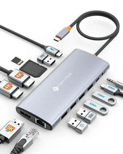 NOVOO USB C ハブ NOVOO USB C ハブ