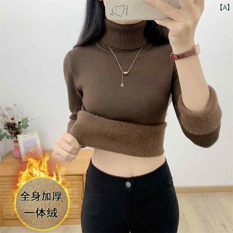 ハイネック ニット レディース トップス ハイネックニット セーター レディース 秋 冬 ウール トップス..