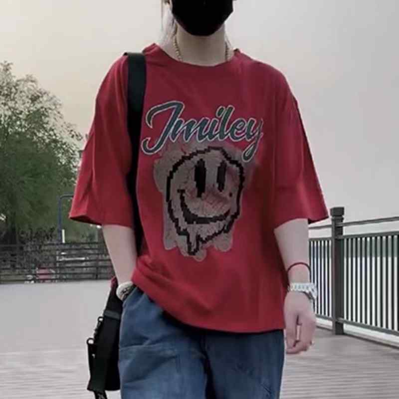 長ズボン カットソー 吸汗速乾 レディース おしゃれ 2025 夏 スタイル コットン プリント 半袖 Tシャツ ウォッシュ ホット デニム パンツ ツーピース スーツ レディース