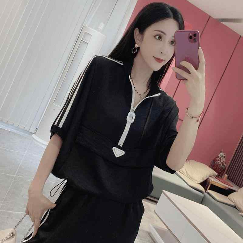 長ズボン カットソー 吸汗速乾 レディース かわいい レディースファッション カジュアル スポーツウェア スーツ 2025 夏の な スリム 半袖 ワイド レッグ パンツ ツーピース