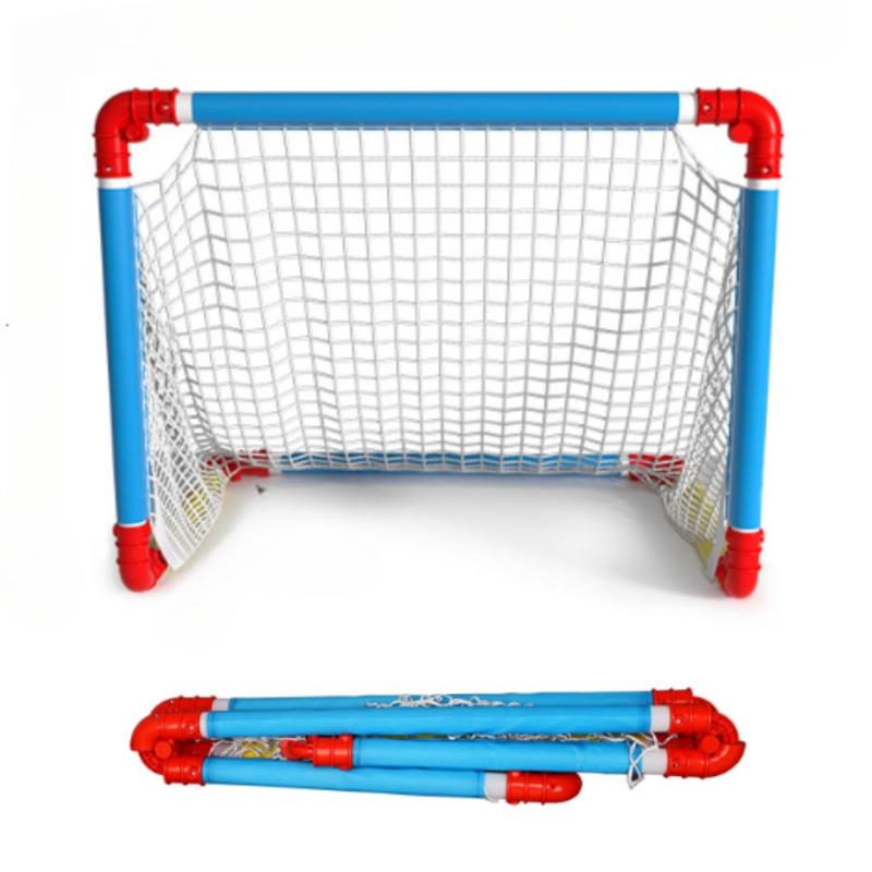 Uccellino 折りたたみ サッカーゴール 簡単組み立て カラフル 子供用 児童用 学校 児童館 フットサル 折り畳み 持ち運び簡単 ケース付き