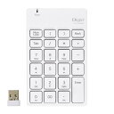 ナカバヤシ(Nakabayashi) Digio2 テンキーボード 静音 ワイヤレス USB ホワイト Z0523(2)