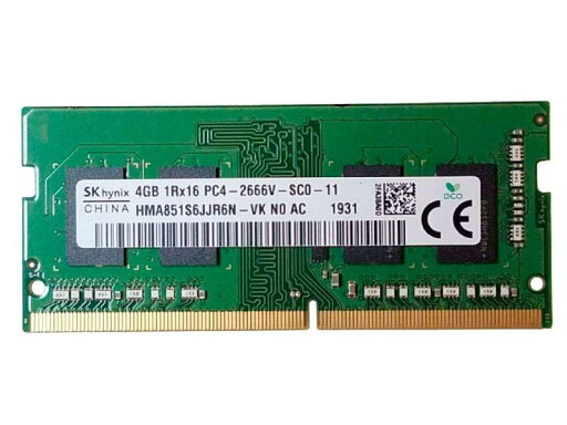 SK Hynix 4GB DDR4 2666MHz SODIMM メモリモジュール SK Hynix 4GB DDR4 2666MHz SODIMM メモリモジュール