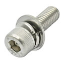 オノカツ ステンレス 座金組込み 六角穴付ボルト M12x30 8本入 (ASSY TYPE:P=3) 【国産】132-00-M12x30(3)