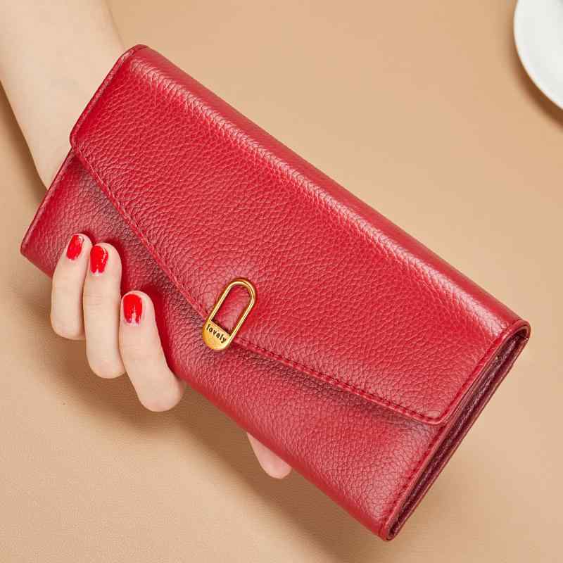 小銭入れ ウォレット カード入れ ラウンドファスナー 多機能 財布 長財布 レザー 財布 レディース ロング 2024 フォーチュン イエロー ハイエンド 精巧 カードホルダー シンプル 多機能 ハンドバッグ(4)