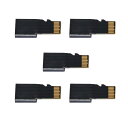 Cablecc 5pcs / lotマイクロSDTFメモリーカードキットオス-メスエクステンションアダプターエクステンダーテストツールカーGPS電話用PCBAリーダー(2)