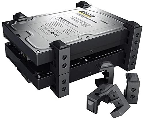 Sedna - 2.5インチ/3.5インチ ハードディスクラバースタンド (2個パック)