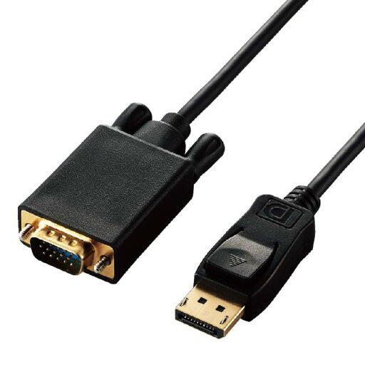 エレコム DisplayPort VGA ブラック エレコム DisplayPort VGA ブラック