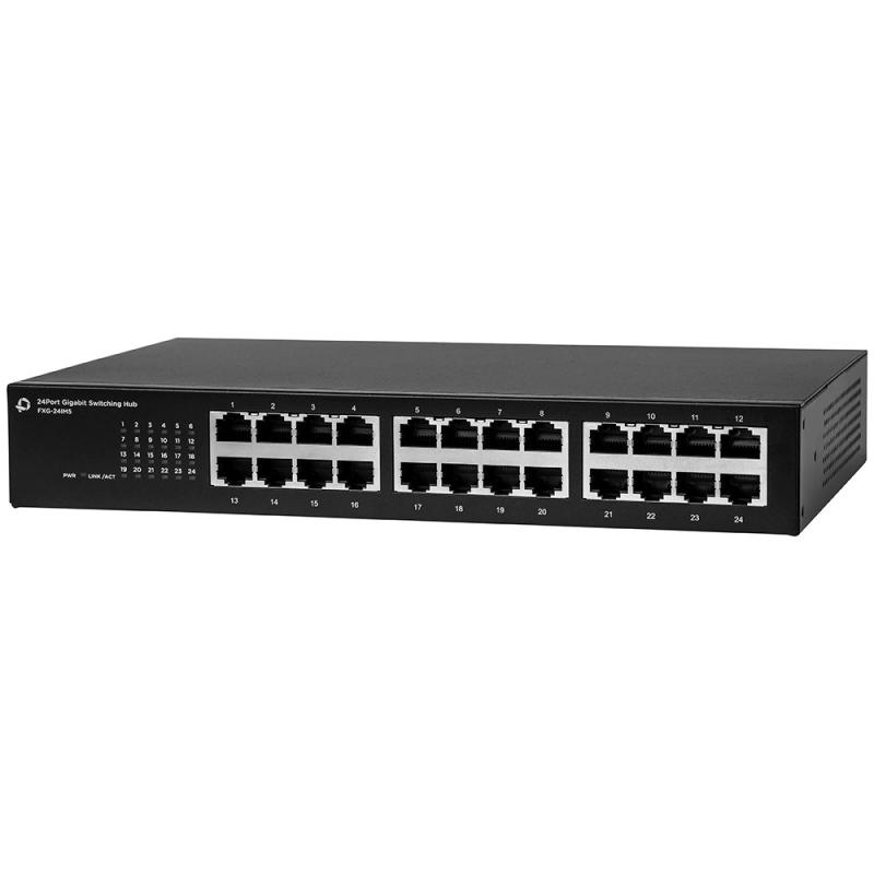 PLANEX ギガビットスイッチングハブ (電源内蔵/メタル筐体/省エネモデル)