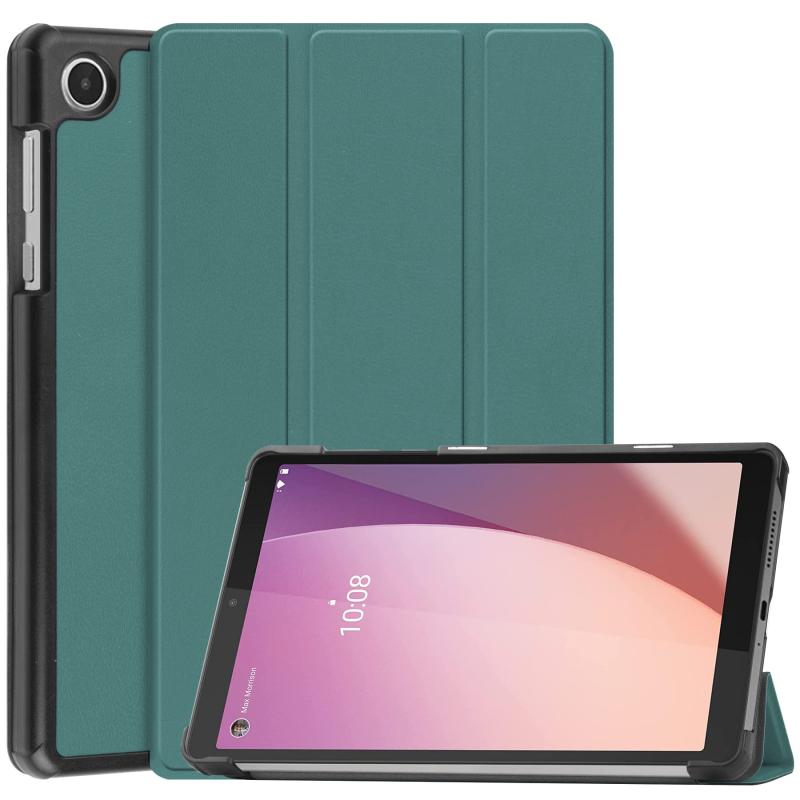 Huos NEC LAVIE Tab T8 T0855/GAS PC-T0855GAS 8インチ カバー ケース 2023 タンドケース 三つ折り マグネット開閉式 スタンド機能 折り畳み 薄型 衝撃吸収 超軽量 タブレット用