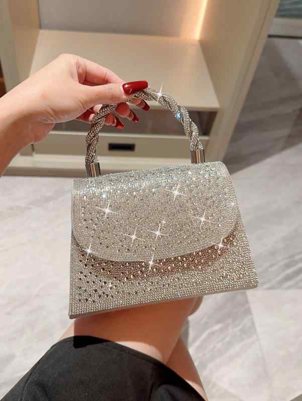 小銭入れ カードケース クラッチバッグ 普段使い トートバッグ レディース 大きめ クロスボーダー イブニング バッグと アメリカ ファッション ラインストーン スタッズ ハンドバッグ KTV プリンセス バッグ パーティー ドレス