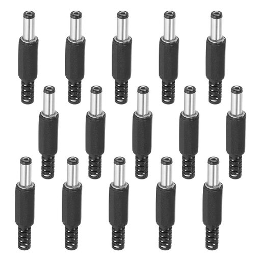 PATIKIL 5.5x2.1mm DCオスプラグ電源端子 直流プラグ電源端子 直流管コネクタ 15個入り DIY用 PATIKIL 5.5x2.1mm DCオスプラグ電源端子 直流プラグ電源端子 直流管コネクタ 15個入り DIY用