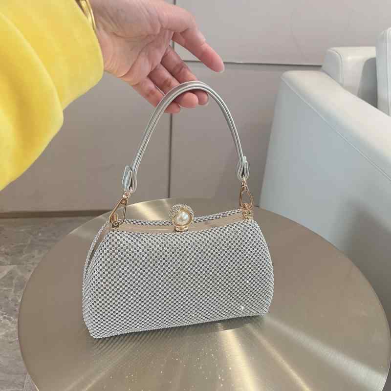 小銭入れ カードケース クラッチバッグ 普段使い 財布 長財布 レザーsaizfu の 軽量 高級 精巧 イブニング バッグ ラインストーン ハンドバッグ レディース チャイナ ドレス クラッチバッグ クロス ボディ 付き(4)