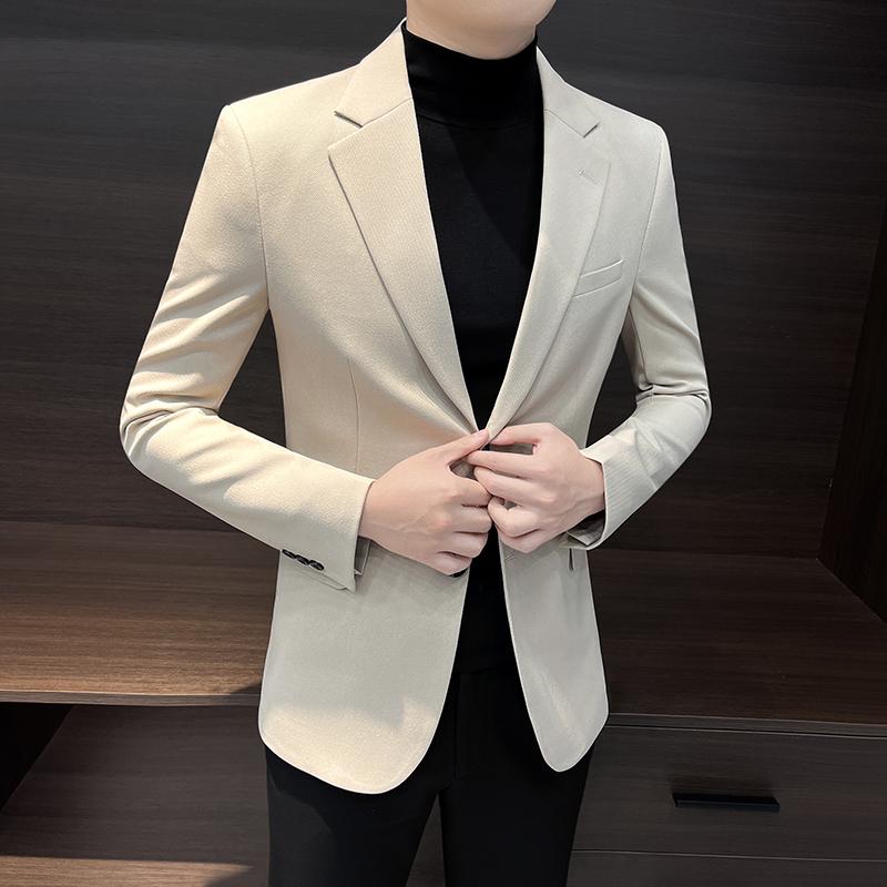 カジュアル 通勤 仕事 メンズ ジャケット スーツ メンズ 春秋 ビジネス スーツ ジャケット 2025 新型 ハイエンド カジュアル