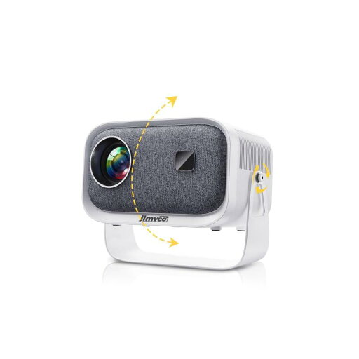 【360°回転可能】Jimveo プロジェクター 天井投影 家庭用 16000lm 1080P WIFI6 400ANSI Bluetooth5.2 電動フォーカス 台形補正 天井吊り可 小型 4K対応 ホームプロジェクター 300"大画面 防 【360°回転可能】Jimveo プロジェクター 天井投影 家庭用 16000lm 1080P WIFI6 400ANSI Bluetooth5.2 電動フォーカス 台形補正 天井吊り可 小型 4K対応 ホームプロジェクター 300"大画面 防