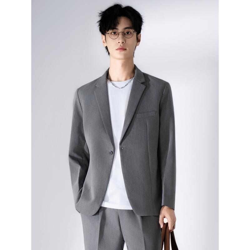 カジュアル 通勤 仕事 スーツ セットアップ ジャケット 2025秋冬 カジュアル スーツ メンズ 韓国 ゆったり 若 見え 男性用 高級 洗濯 機 洗い 可