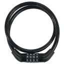 J&C 自転車用ロック 可変式ダイヤル錠 JC-076W