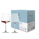 Zwiesel Glas ZWIESEL(ツヴィーゼル) ワイングラス 赤白兼用 ヴィヴィッド・センス まろやかでラグジュアリーなワイン 710ml 122428 (2個セット)