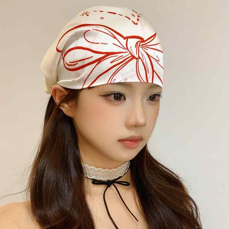 かわいい かっこいい アクセサリー バンダナ おしゃれ ヘアバンド なの 手 描きの おしゃれな ヘッド ..