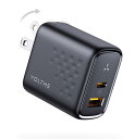 VOLTME 充電器 2ポート USB-C&USB-A 急速充電器 GaN III(窒化ガリウム)採用