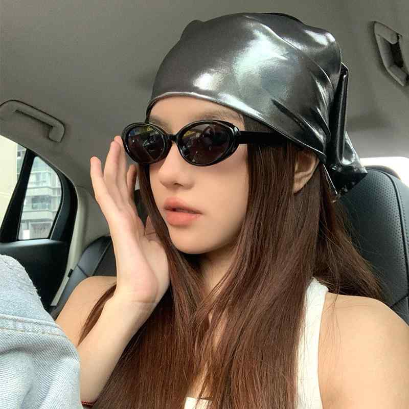 かわいい かっこいい アクセサリー バンダナ おしゃれ ヘアバンド アメリカン レトロ 湯たんぽ シルバー ターバン レディース 甘くて クールな 個性 Y2K...