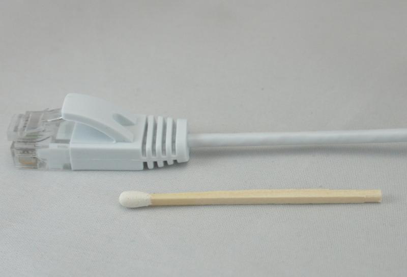 マクサー電機 極細 直径約2.8mm CAT6 スーパースリムLANケーブル 1m 爪折れ防止カバー付