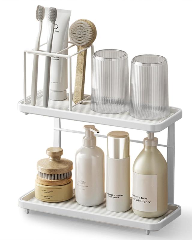 歯ブラシスタンド 置き型 防錆 歯ブラシホルダー 大容量 歯ブラシ立て 洗面台 歯ブラシ置き 水切り 歯..