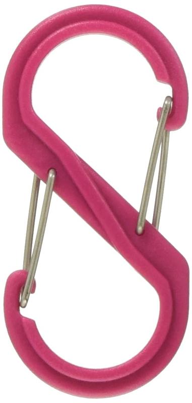 光 S型 カラビナ 小 KRSA61-3 ピンク