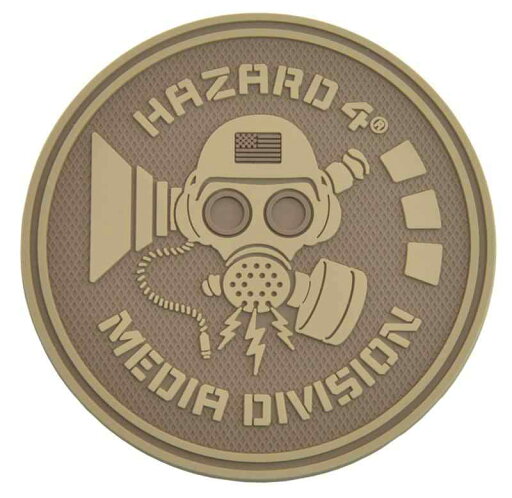 HAZARD4 カメラバッグ用 パッチアクセサリー Media Division - rubber velcro patch HAZARD4 カメラバッグ用 パッチアクセサリー Media Division - rubber velcro patch