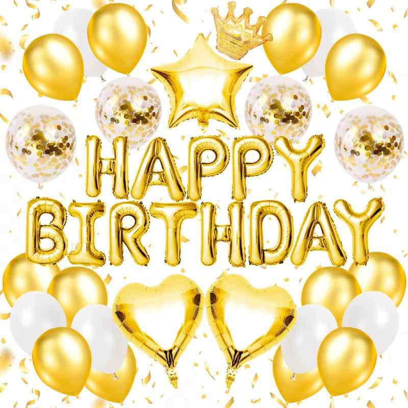 誕生日 バルーン 飾り付け ハッピー バースデー 飾り happy birthday ハート 風船