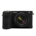Sony Alpha 6700用イージーフードカメラケース、ソフトシリコン保護カバー a6700 デジタル一眼レフカメラ 傷防止 スリムフィット ボディスキンプロテクター ハウジングスリーブ Sony A6700ミラー