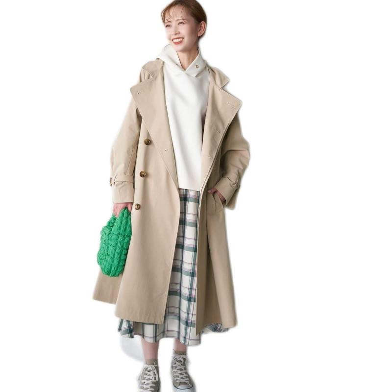 [ロペピクニック] コート 【WEBサイズ : 38T】 スタンドカラーコート スプリングコート レディース GDO13010 ベージュ