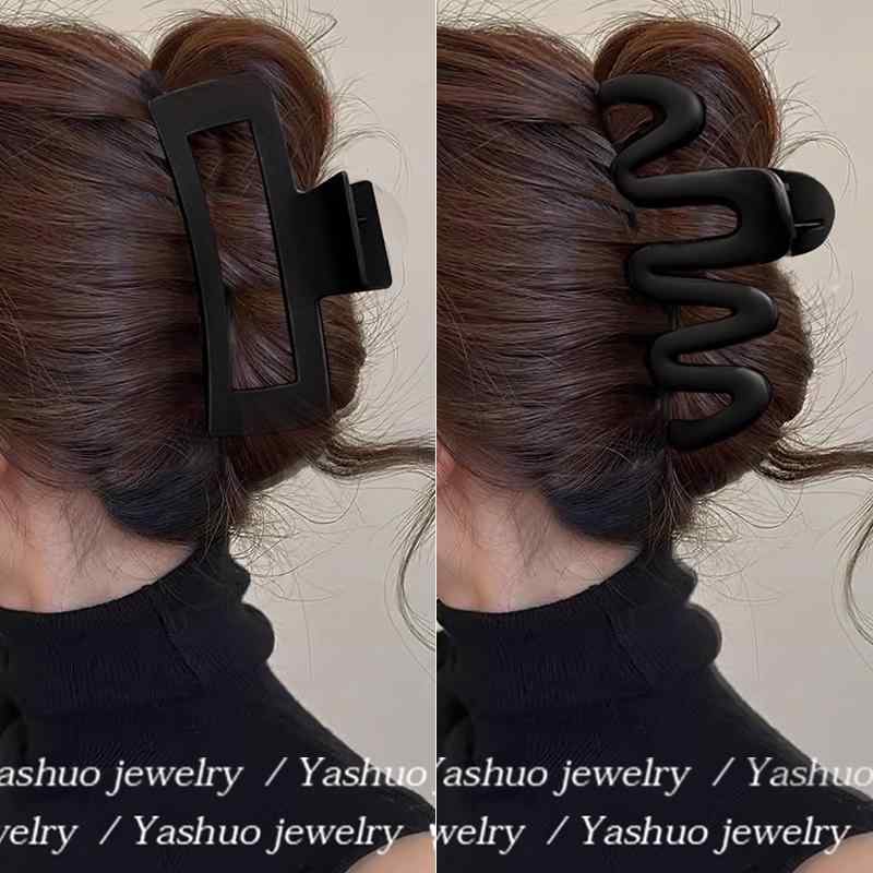 アクセサリー 簡単 まとめ髪 アレンジ おしゃれ ヘアピン ヘアクリップ 女性用 特大 サメ クリップ 202..