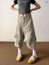 ワイドパンツ レディース涼しい素材ウエスト楽ちんパンツ 体型カバー 夏服ゴム入り