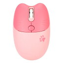 かわいい猫ワイヤレスマウス、2.4GHzワイヤレスサイレントマウス3レベルDPI調整可能、USBレシーバー付きポータブルかわいい形のワイヤレスマウス、PC、タブ...