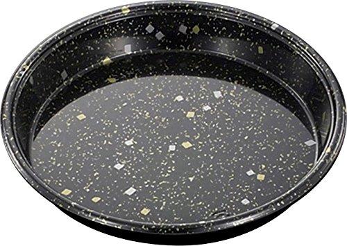 中央化学 日本製 使い捨て寿司桶 HS丸桶 40 黒金箔-BK 身 10枚入サイズ:約32×32×4.5cm