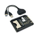 chenyang CFast カードリーダー CFast SSD - 22ピン SATAアダプター SATAからUSB 3.0データ電源ケーブル付き(2)