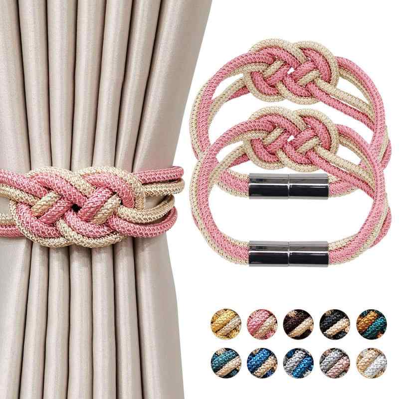 カーテンタッセル マグネット おしゃれ 結び目