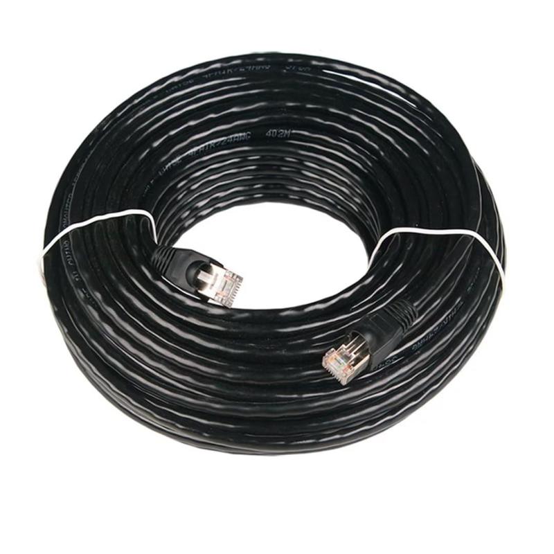 CAT5e 屋外仕様 2重被覆 LANケーブル 屋外用 POE対応 インターネットケーブル 難燃性 耐候性 ブラック