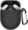 CIOODDW Google Pixel Buds Pro ケース 全面保護 LED可視 ワイヤレス充電対応 耐衝撃 防水防塵キズ防止 紛失防止カラビナ付き google buds pro ケース 対応(2)