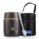 FEIJIAN 真空断熱スープジャー 広口 保温保冷 スープコンテナー ランチジャー 弁当箱 500ml