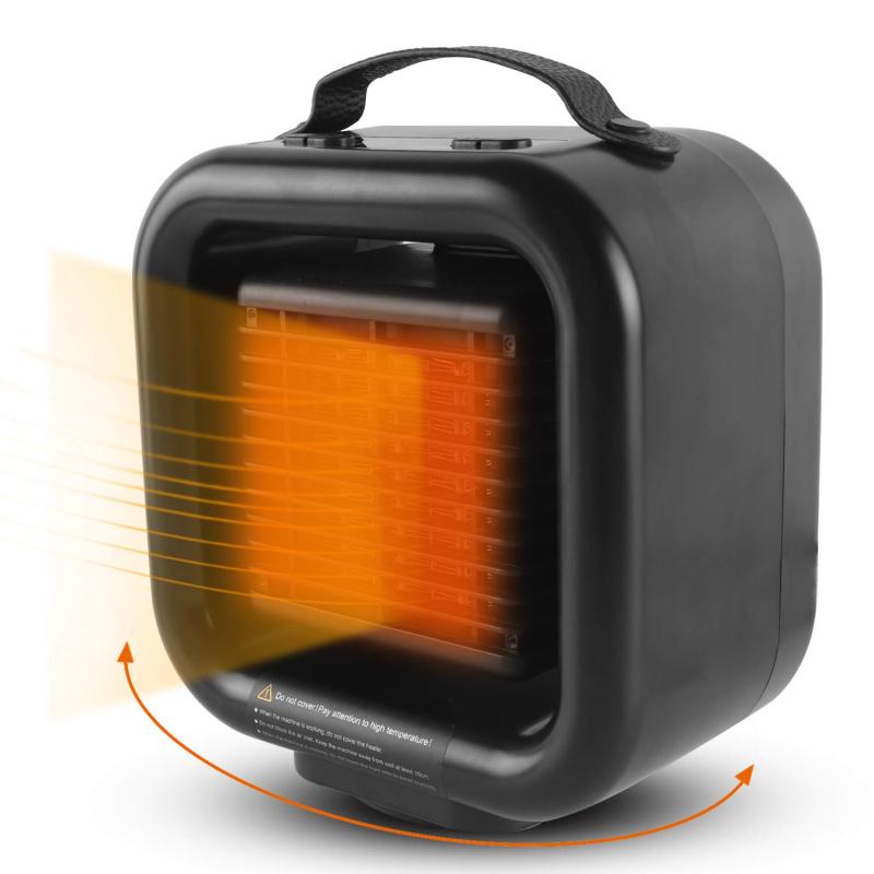 セラミックヒーター 電気ファンヒーター 静音ヒーター SUPER DREAM 足元 卓上 小型 首振り 3段階切替 省エネ 過熱保護 転倒保護