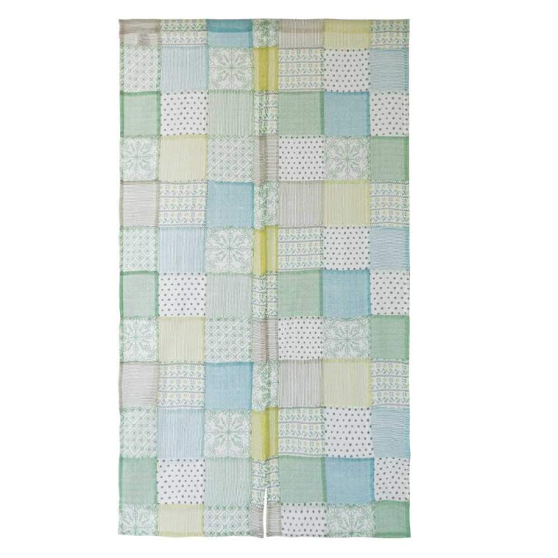 カフェカーテン おしゃれ かわいい 北欧 Sunnyday Fabric ボタニカルフラワー 幅100cm x 丈70cm (オレンジ)