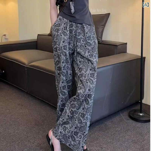 ワイドパンツ レディース涼しい素材ウエスト楽ちんパンツ 体型カバー 夏服ゴム入り ワイドパンツ レディース涼しい素材ウエスト楽ちんパンツ 体型カバー 夏服ゴム入り