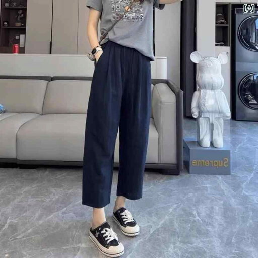 ワイドパンツ レディース涼しい素材ウエスト楽ちんパンツ 体型カバー 夏服ゴム入り ワイドパンツ レディース涼しい素材ウエスト楽ちんパンツ 体型カバー 夏服ゴム入り