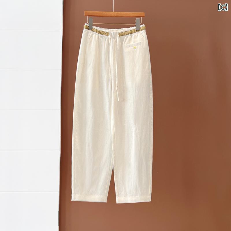 【夏】 涼しいパンツ レディース 薄手 ワイドパンツ 接触冷感 ウエストゴム 涼感 体型カバー 楽ちん ゆったり 大きいサイズ 韓国ファッション きれいめ カジュアル 夏服