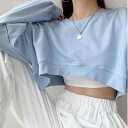 uvパーカー UVカット ショートコート パーカー 工場 直売 6535 魚 鱗 ショート タイプの 衛 衣 女 2024 秋 色の ゆったり 丸 首の 女性が 臍の 上着を 露出 しています。