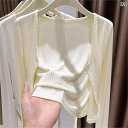 ショート丈 カーディガン カーディガンの レディース 春夏の 薄手 タイプの ストラップの スカートの 外で ブラウスの 短い タイプの ショールの 上着の 高級 感を 掛けます。