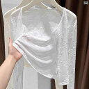 ショート丈 カーディガン 中国式の 日焼け防止 服の レディース 長袖の 夏の 薄手 タイプの チャイナ ドレスの 外に レースの ショールの カーディガンを ...